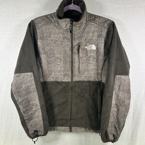 THE NORTH FACE Denali polartec fleece jacket Women’s Small Brown Houndstooth